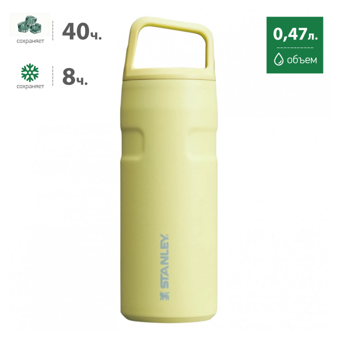 Термобутылка STANLEY AEROLIGHT 0,47L желтая 10-13301-003