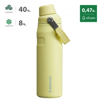 Термобутылка STANLEY GO ICEFLOW™ 0,47L (10-12579-012) желтая