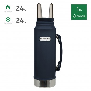 Термос STANLEY CLASSIC 1L 10-01254-042 синий Термос STANLEY CLASSIC 1L 10-01254-042 синий